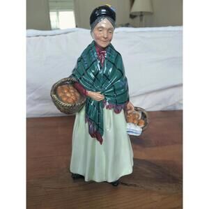 Vintage Royal Doulton "The Orange Lady" Porcelain Figurine